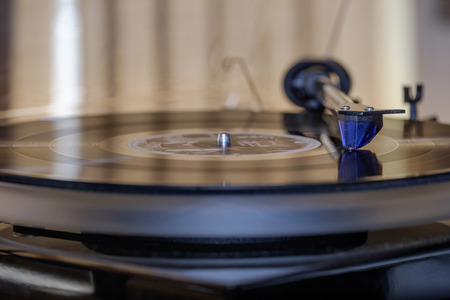 Vintage vinyl record player 7