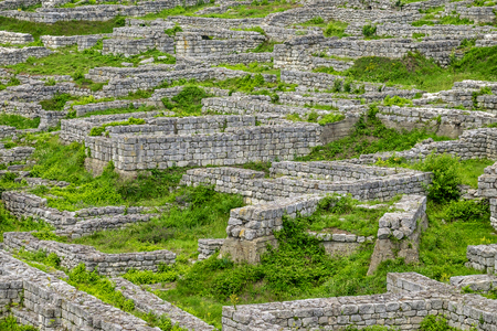 Ruins of the old ancient fortress 2の写真素材