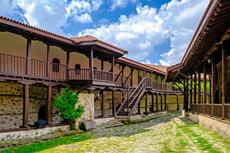 Courtyard of the Monastery in the Mountains