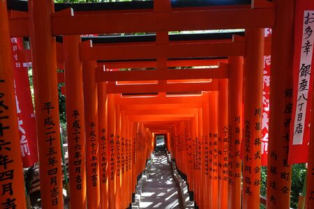 Japan temple on Hie templeのeditorial素材