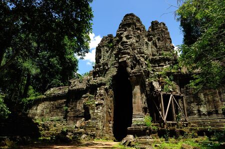 Ta Som at Angkor, Cambodiaの写真素材