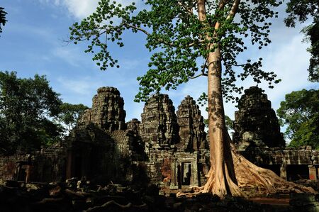 Banteay Kdei in Angkor, Cambodiaの写真素材