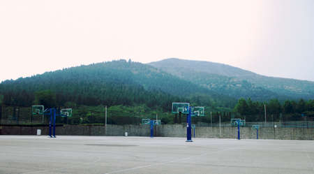 Shandong Normal University basketball courtの写真素材