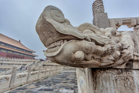 Chinese ancient buildings Forbidden Cityのeditorial素材