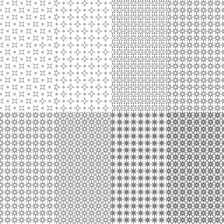 Patterns of starsのイラスト素材