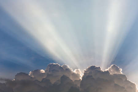Light from sun be hide cloud