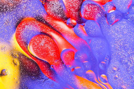 Abstract background with water bubbles. Macro shot of air or molecule. Cell, membrane texture...