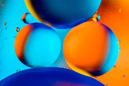 Space or planets universe cosmic abstract background. Abstract molecule sctructure. Water bubbles. Macro shot of air or molecule. Abstract space background.の写真素材