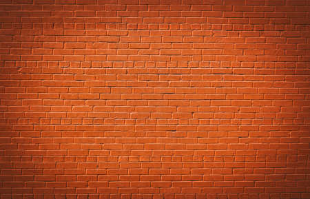 Brick wall texture background. Vintage grunge architecture or interior design abstract textureの写真素材