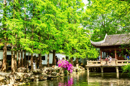 Shanghai, China - May, 2019: Beautiful Yuyuan Garden. Shanghai Old Town district Chinaのeditorial素材