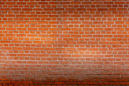 Red brick wall panoramic texture background. Abstract stone brick texture for designers.