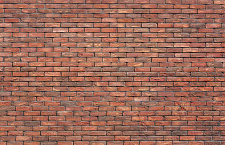 Red brick wall texture background. Abstract architecture panoramic texture.の写真素材