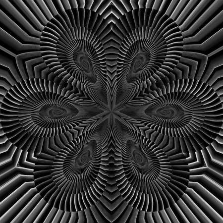 Air plane engine spiral abstract background. Engine fractal background. Industrial infinity spiral...