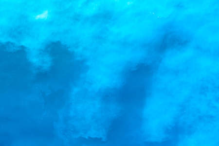 summer vacation background. Drone aerial view of blue oceanの写真素材