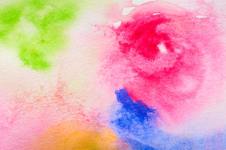 Abstract colorful watercolor background. Abstract painted art background. Texture art colorful watercolor pattern.の写真素材