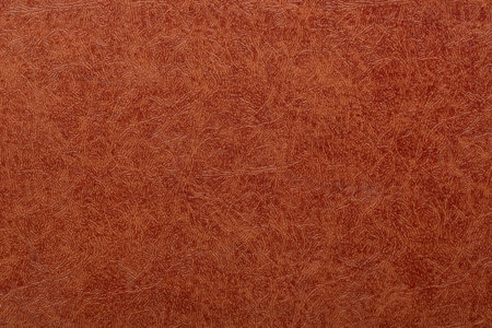 Brown or orange textured leather background. Abstract leather textureの写真素材