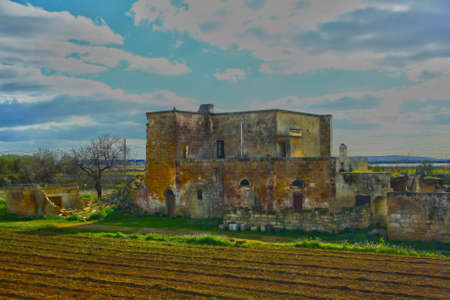 ancient masseria in Pugliaの写真素材