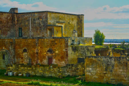 ancient masseria in Pugliaの写真素材