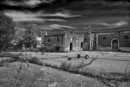 old decaying establishmentの写真素材