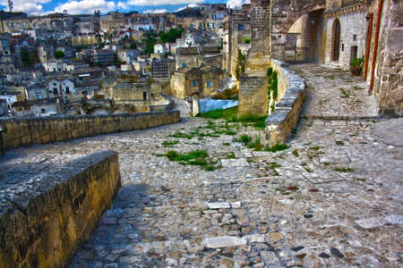 walking through matera