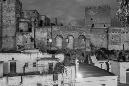 castle and episcope of grottaglieの写真素材