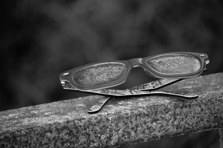 lost glassesの写真素材