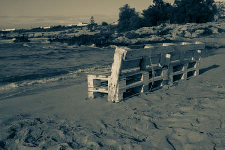 the sea in winter