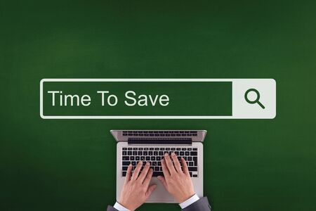 PEOPLE WORKING OFFICE COMMUNICATION  TIME TO SAVE TECHNOLOGY SEARCHING CONCEPTの写真素材