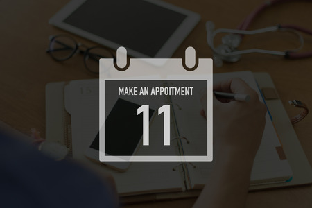 Calendar Concept: Make an Appoitment - Organizer - Planning - Schduleの写真素材