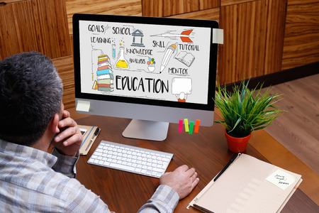 KNOWLEDGE TRAINING SCHOOL AND EDUCATION CONCEPTの写真素材