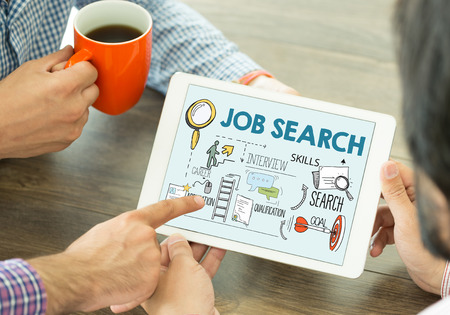 BUSINESS EMPLOYEE HUMAN RESOURCES AND JOB SEARCH CONCEPTの写真素材