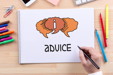 BUSINESS MENTOR COACHING ADVICE CONCEPTの写真素材