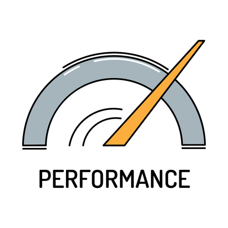 Performance Line Iconのイラスト素材