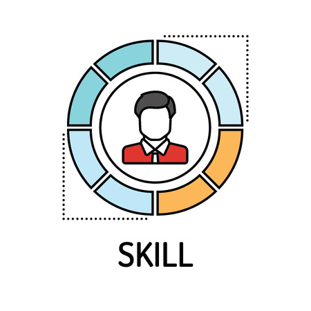 SKILL Line iconのイラスト素材