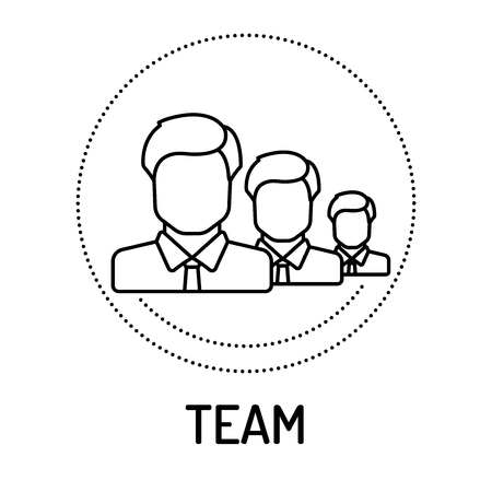 TEAM Line iconのイラスト素材
