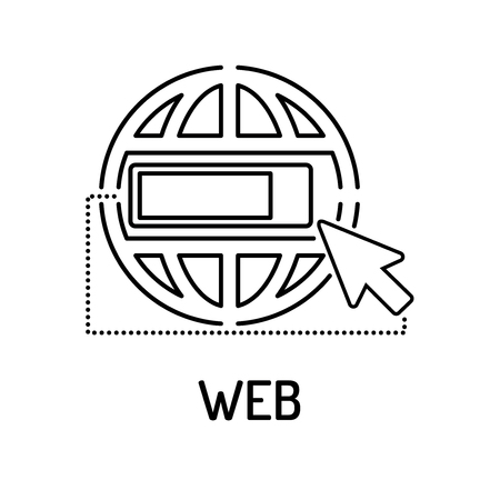 WEB Line iconのイラスト素材