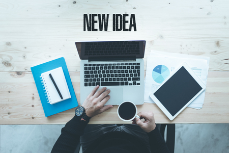 COMMUNICATION TECHNOLOGY BUSINESS AND NEW IDEA CONCEPTの写真素材