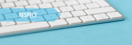 BUSINESS CONCEPT BANNER: RESPECTの写真素材