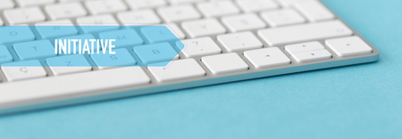 BUSINESS CONCEPT BANNER: INITIATIVEの写真素材