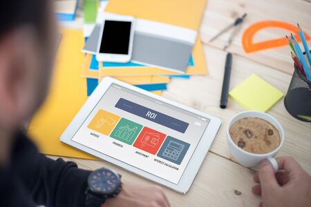 ROI CONCEPT ON TABLET SCREEN