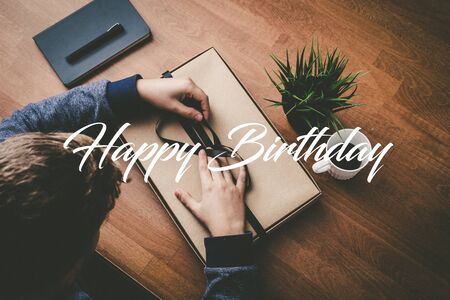 HAPPY BIRTHDAY CONCEPTの写真素材