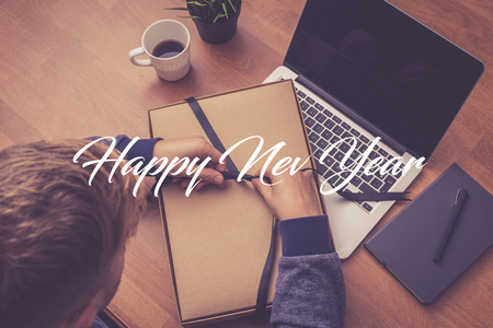 HAPPY NEW YEAR CONCEPTの写真素材