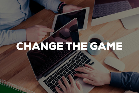 CHANGE THE GAME CONCEPTの写真素材
