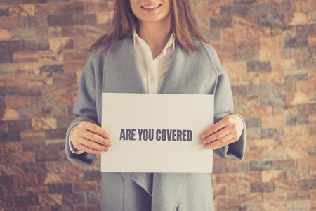 ARE YOU COVERED? CONCEPTの写真素材