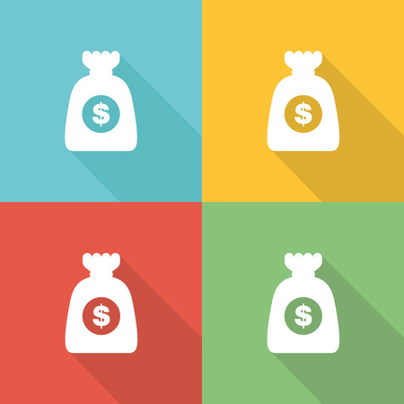 Budget Flat Icon Conceptのイラスト素材