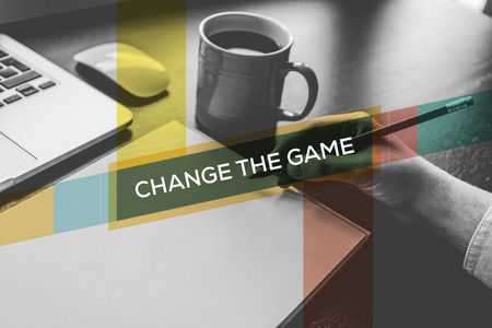 CHANGE THE GAME CONCEPTの写真素材