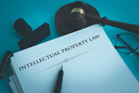 INTELLECTUAL PROPERTY LAW CONCEPTの写真素材