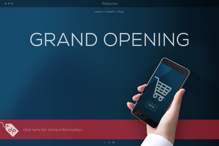 GRAND OPENING CONCEPTの写真素材