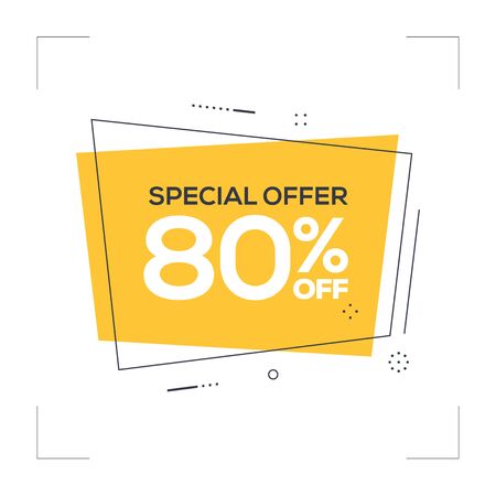 Special Offer 80% off Conceptのイラスト素材