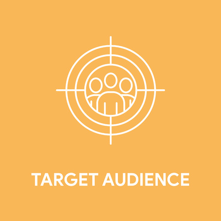 Target audience concept.のイラスト素材